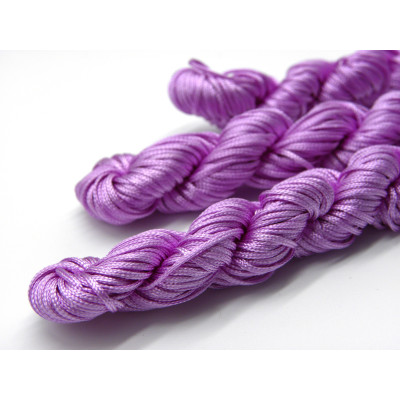 28 m (30 Yd) Nylon Macramé Cord 1mm Light Violet Macrame Jewelry Cord (1 bundle) 28 m (30 Yd) Nylon Macramé Cord 1mm Light Violet Macrame Jewelry Cord (1 bundle)