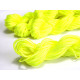 1x 28m Makramee Nylongarn 1mm Neongelb