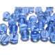 6 mm Traditional Round Czech Pressed Glass Beads - Sapphire Blue