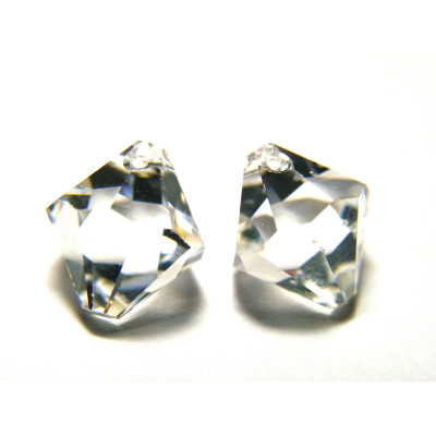 2 pc. Swarovski® 6301 Bicone Pendant 8mm - Crystal - Genuine Austrian Crystal