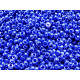 11/0 (2 mm) Miyuki Round Seed beads (10 g) - Cobalt Blue Opaque Lustre - Col. 434