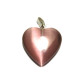 Large Cats Eye Glass Heart Pendant 20 mm