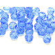 10 Stk. Tschechische Runde Facettierte Kristallperlen 6 mm -  Light Sapphire