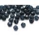 10 Stk. Tschechische Runde Facettierte Kristallperlen 6 mm - Montana Blue