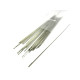 10 cm (4 inch) Extra Long Steel Beading Needles - Pack of 34 Needles