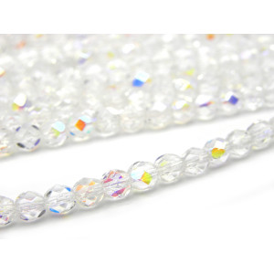 4 mm Round Faceted Fire-polished Czech Glass Beads... 4 mm Round Faceted Fire-polished Czech Glass Beads...