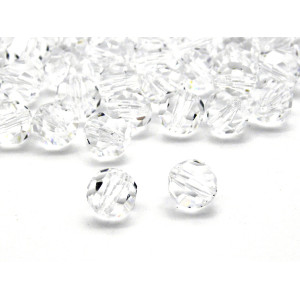 6 mm Czech MC Round Faceted Crystal Beads - Crysta...