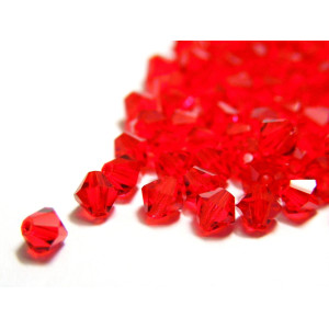 4 mm Czech MC Small Faceted Glass Bicone Beads - L... 4 mm Czech MC Small Faceted Glass Bicone Beads - L...