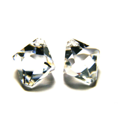 2 pc. Swarovski® 6301 Bicone Pendant 10mm - Crystal - Genuine Austrian Crystal