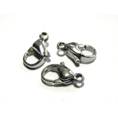 12 mm große Karabinerverschlüsse aus Edelstahl (10 oder 25 Stück)