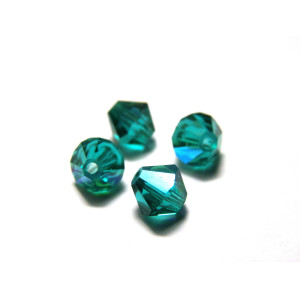 6 mm Czech MC Faceted Glass Bicone Beads - Indicol...