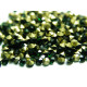 2.2 mm (7ss) Grade A Back-Foiled Glass Rhinestone Chatons (100 Pc.) Emerald (green)