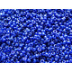 11/0 (2 mm) Round Glass Seed Beads, Round Rocailles - Blue Opaque Lustre - 15 g or 50 g