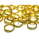 8 mm Spaltringe - gold, silber, altgold (100 Stk.)