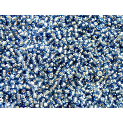 11/0 (2 mm) Round Glass Seed Beads - Denim blue Silver Lined - 15 g or 50 g 11/0 (2 mm) Round Glass Seed Beads - Denim blue Silver Lined - 15 g or 50 g