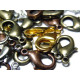 15 mm Large Lightweight Brass Trigger Clasps/Lobster Clasps - Colour Choice (20 pc.)