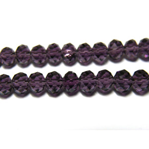 6 mm Faceted Flat Round Glass Beads (Rondelle Bead... 6 mm Faceted Flat Round Glass Beads (Rondelle Bead...