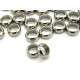 7.5 x 3.5 mm Large Round Stainless Steel Spacer Ring Beads (10 or 50 pc.) - Large 5 mm Hole - Silver 7.5 x 3.5 mm Large Round Stainless Steel Spacer Ring Beads (10 or 50 pc.) - Large 5 mm Hole - Silver
