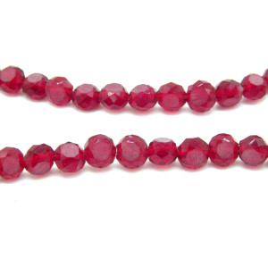6 mm Flat Frosted Glass Beads, Faceted Flat Rondel... 6 mm Flat Frosted Glass Beads, Faceted Flat Rondel...