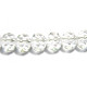 6 mm Faceted Flat Round Glass Beads (Rondelle Beads) - Crystal