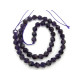 8 mm (0.3 inch) Faceted Round/Polygon-Cut Gemstone Natural Amethyst Beads (Strand or Loose) 8 mm (0.3 inch) Faceted Round/Polygon-Cut Gemstone Natural Amethyst Beads (Strand or Loose)