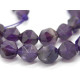 8 mm (0.3 inch) Faceted Round/Polygon-Cut Gemstone Natural Amethyst Beads (Strand or Loose) 8 mm (0.3 inch) Faceted Round/Polygon-Cut Gemstone Natural Amethyst Beads (Strand or Loose)