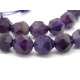 8 mm (0.3 inch) Faceted Round/Polygon-Cut Gemstone Natural Amethyst Beads (Strand or Loose) 8 mm (0.3 inch) Faceted Round/Polygon-Cut Gemstone Natural Amethyst Beads (Strand or Loose)