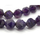 8 mm (0.3 inch) Faceted Round/Polygon-Cut Gemstone Natural Amethyst Beads (Strand or Loose) 8 mm (0.3 inch) Faceted Round/Polygon-Cut Gemstone Natural Amethyst Beads (Strand or Loose)