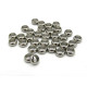 7.5 x 3.5 mm Large Round Stainless Steel Spacer Ring Beads (10 or 50 pc.) - Large 5 mm Hole - Silver 7.5 x 3.5 mm Large Round Stainless Steel Spacer Ring Beads (10 or 50 pc.) - Large 5 mm Hole - Silver