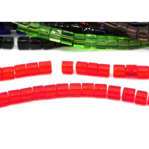 4 mm Small Glass Cube Beads - Cubic Glass Beads - ...