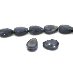 13.5 mm Large Hand-Made Faceted Drop Shaped Glass ... 13.5 mm Large Hand-Made Faceted Drop Shaped Glass ...