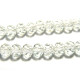 6 mm Faceted Flat Round Glass Beads (Rondelle Beads) - Crystal