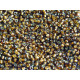 8 g Runde Miyuki Delica Perlen 11/0 (1,6x1,3mm) - Silverlined Smoke Topaz  DB 612