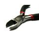 Small Cutting Pliers 12 cm (4.7 inch) - Side Cutter - Black Grip - Jewellery Tools