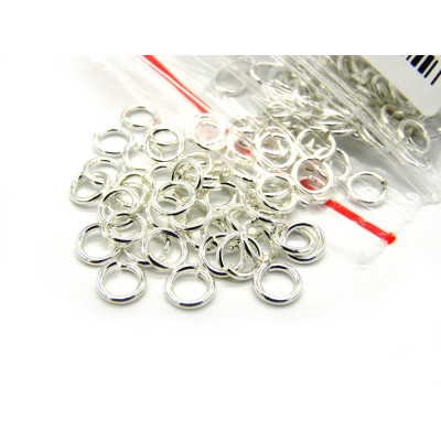 5.5 mm x 1.0 mm - 18 GA - Thick, Strong Sterling Silver Jump Rings (20 pc.)