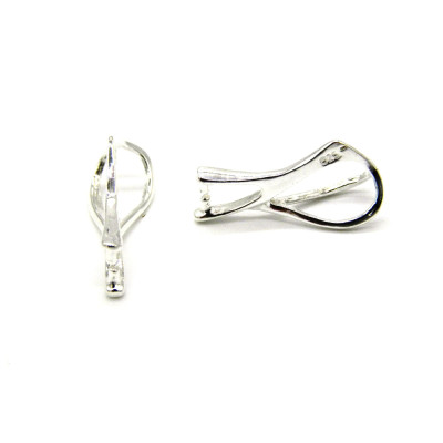 15.5 mm (M) Anhängerhalter aus Sterling Silber 925 für kleine/mittelgroße Swarovski® Elemente und andere Anhänger