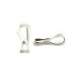 15.5 mm M Sterling Silver 925 Pendant Pinch Bail - for Medium-sized Swarovski® Elements and Other Pendants 15.5 mm M Sterling Silver 925 Pendant Pinch Bail - for Medium-sized Swarovski® Elements and Other Pendants