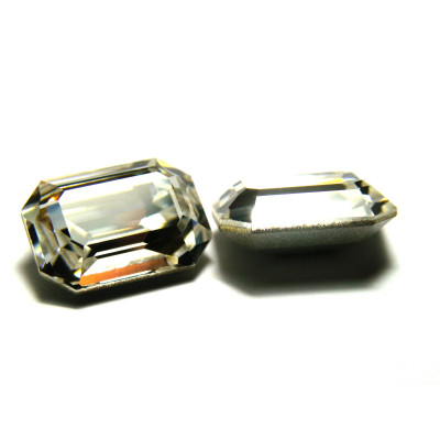 2 pc. Swarovski® 4610 Rectangle Fancy Stone 14 x 10 mm - Crystal - Back Coated - Genuine Austrian Crystal