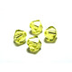 6 mm Czech MC Faceted Glass Bicone Beads - Jonquil Yellow