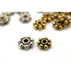 5 mm Small Tibetan Style Heishi Rondelles, Heishi ...
