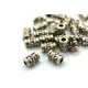 6,5 mm Tibet Style Metall Zylinderperlen, Distanzperlen aus Metall - Antiksilber (25 Stk.)