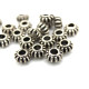 7 mm Große Tibetan-Style Distanzperlen Rondelle (25 Stk.) - Antiksilber