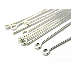 35 mm dicke (0.8 mm) Kettelstifte aus Sterling Sil...
