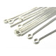 38 mm lang (Stärke 0,7 mm) Kettelstifte aus Sterling Silber 925 (10 oder 20 Stk.)