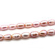 4 x 6 mm (approx.) Small Rice-Shaped Freshwater Cultured Pearls - Pink Colour (20 Pc.)