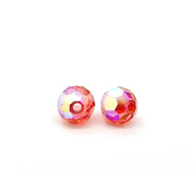 6 mm Swarovski® 5000 Faceted Round Beads (10 pc.) - Genuine Austrian Crystal - PADPARADSCHA AB