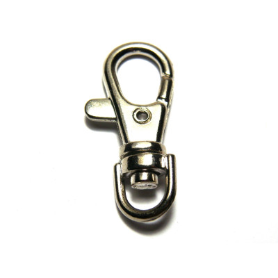 37 mm Large Swivel Trigger Clasp, Lobster Swivel Clasp, Key Ring Clip, Key Chain Hook (1 or 5 pc.)