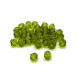 5 mm Medium Glass Bicone Beads - Olivine