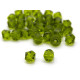 5 mm Medium Glass Bicone Beads - Olivine
