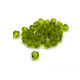 4 mm Tschechische MC Doppelkegelperlen, facettierte böhmische Kristallperlen - Olivigrün (24 oder 48 Stück)